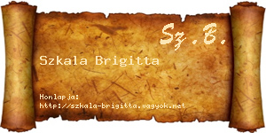 Szkala Brigitta névjegykártya